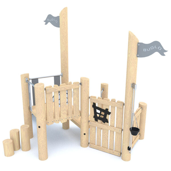 Compact Robinia Play Tower 3 - 8170