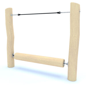 Robinia Balance Log with Overhead Rope 1 - 8149