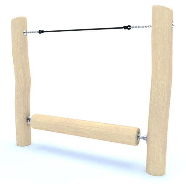 Robinia Balance Log with Overhead Rope 1 - 8149