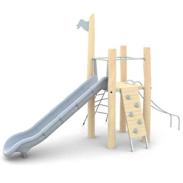 Robinia Play Tower with Slide 3 - 8126
