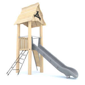 Robinia Solo Tower with Slide and Climbing Ladder 1 - 8172